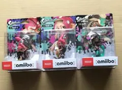 【新品】amiibo ３点セット スプラトゥーン イイダ タコボーイ タコガール