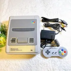 美品動作確認清掃済スーパーファミコン本体コントローラー付①すぐ遊べるセット263