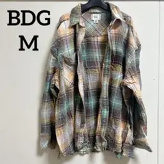BDG 【M】フランネルネルシャツ