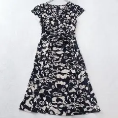 【極美品】ケイミー　kayme ブルーフォンセフラワーギャザーワンピース　９　M 2026年最新】ケイミー ワンピースの人気アイテム - メルカリ
