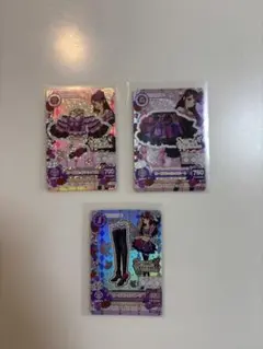 アイカツカード　ローズボンボン　コーデ　紫吹蘭