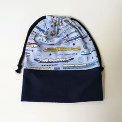 ハンドメイド　給食袋　巾着袋