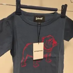 ​【新品未使用】Schott キッズ Tシャツ 100 ブルドッグ