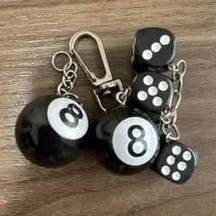 8ボール ダイス キーホルダー ストリート