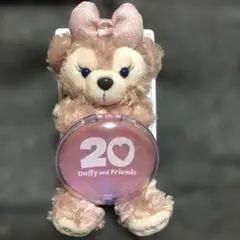 ダッフィー&フレンズ　20周年　カラフルハピネス　ぬいぐるみチャームシェリーメイ