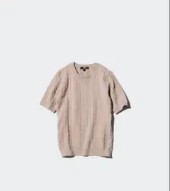完売品 新品タグ付き UNIQLO ユニクロ ケーブルクルーネックセーター