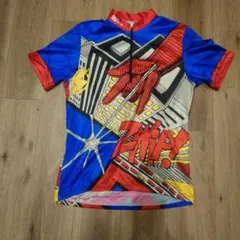 SUGOi サイクルジャージ スパイダーマン コミック柄　中古のサムネイル