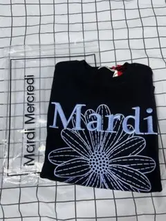 【新品】Mardi Mercredi 刺繍ロゴ長袖スウェット 男女兼用