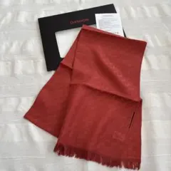 未使用　GHERARDINI ウール&シルク　ジャガードストール　ゲラルディーニ