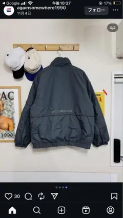 00s old nike padded jacket y2k teck