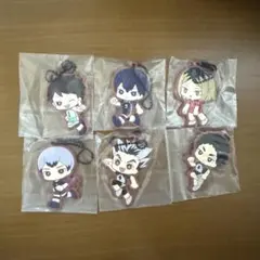 【新品未使用】ハイキュー1番くじH賞ラバーチャーム6種