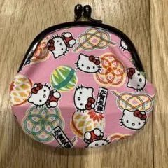 ハローキティ　がま口 小銭入れ　加賀友禅 ご当地のサムネイル