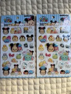 ディズニー　Disney つむつむ　シール　つるつるシール　ジュエル