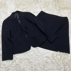 美品✨大きいサイズ3L(17号)ビジネススカートスーツ　セットアップ ブラック