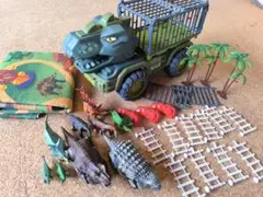 恐竜 フィギュア セット 車 トラック まとめ売り