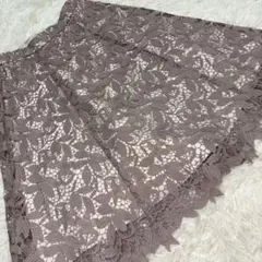 レーススカート　ベージュ系　3 美品