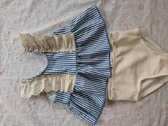女の子用セパレート水着セット 90
