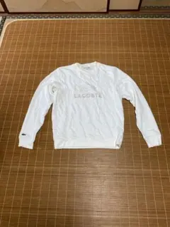 LACOSTE ラコステ クルーネック スウェット ホワイト
