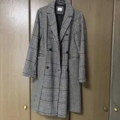 GAP チェック柄 チェスターコート S