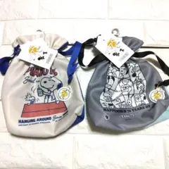 PEANUTS スヌーピー ポーチ 巾着２点セット