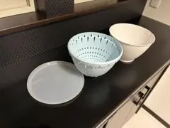 【未使用品】ボルコラ Lサイズ 耐熱 ザル ボウル レンジ 食洗機対応 おしゃれのサムネイル