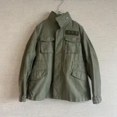 【良品】ADAM ET ROPE'☆ミリタリージャケットライナー付き カーキ