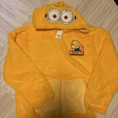 ミニオンズ フリースジャケット フード付き