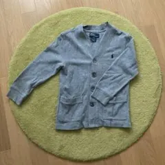 ポロラルフローレン　カーディガン　110 グレー　中古品