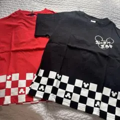 新品⭐︎120㎝ ミッキーミニー祭りTシャツセット