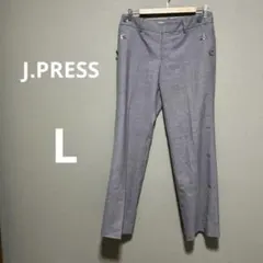 美品　J.PRESS カジュアルパンツ　ボタンデザイン　グレー系　L 日本製のサムネイル