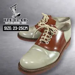 REGAL リーガル サドルシューズ 23.5cm 2452 本革 レザー 茶色