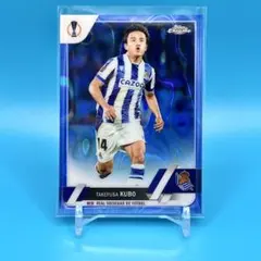 2022-23 Topps Chrome UEFA 久保建英 Blue Lava