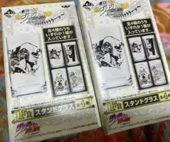 ジョジョ4部　アニメ　一番くじグラス