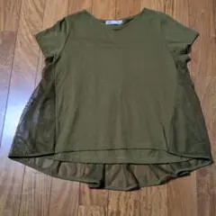 SEVENDAYS SUNDAY オリーブ M メッシュTシャツのサムネイル
