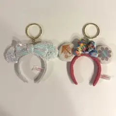 ディズニー ミニカチューシャ イッツアスモールワールド 白スパンコール