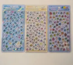 ボンボンドロップシールminiしずくちゃん　みるみるちゃん　正規品　3枚セット