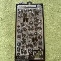 新品未開封　ボンボンドロップシール ブラック リボン 黒