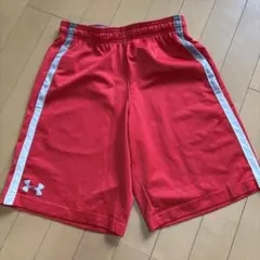 UNDER ARMOUR バスケットボールパンツ SM レッド