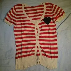 アルシーヴの半袖カーディガン