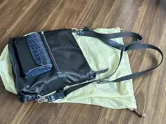 LaDeesse CRESCEND クロコダイル ショルダーバック鰐皮