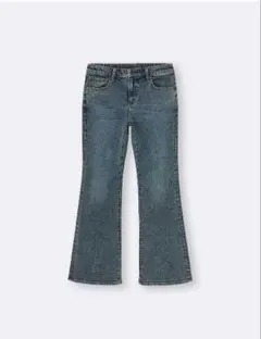 GU スリムフレアジーンズ　Lサイズ