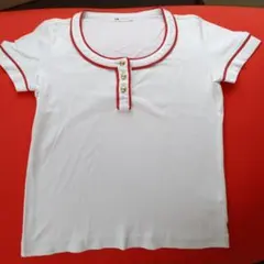 AQUASCUTUM 半袖Tシャツ ホワイト/レッドのサムネイル