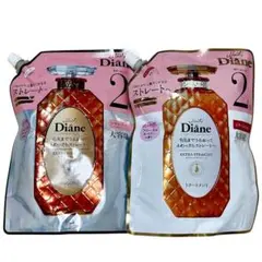 Diane エクストラストレート シャンプー＆トリートメント　大容量　詰め替えのサムネイル