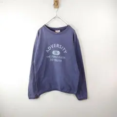 フェード　USA製　Goodwear グッドウェア　ロングtシャツ　S　紫紺のサムネイル
