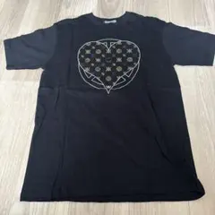 COMPLEX ハートプリント Tシャツ ブラック