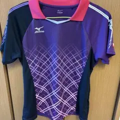 ミズノ 卓球 ユニフォーム レディースL 紫 JTTA公認 公式モデル