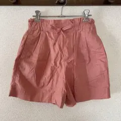 美品 ユニクロ リネンコットン ショートパンツ ピンク