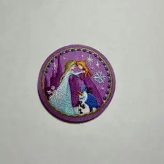 Disney Characters 刺繍缶バッジ　アナ雪