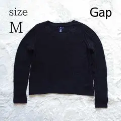 【Gap/ギャップ】ニット セーター 長袖 M 黒