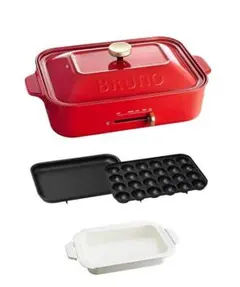 【新品未使用】BRUNOコンパクトホットプレート セラミックコート鍋セットのサムネイル